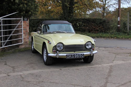 1968 Triumph TR5 PI, Matching No's, Low Ownership, UK Supplied For Sale