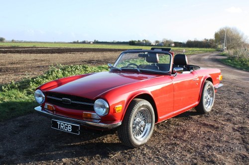 TR6 1969, ONE OF THE FIRST 1000 UK CARS OFF THE PRODUCTION L SOLD