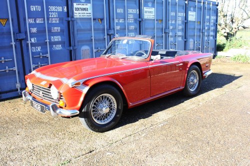 1967 TRIUMPH TR250 LHD. CURRENT OWNER SINCE 1991 SOLD