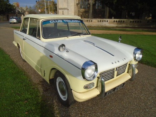 1961 Triumph Herald 1200 Two tone paint. In vendita