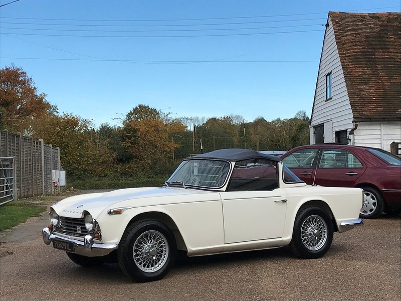 Triumph TR4a, overdrive, Surrey top, SOLD