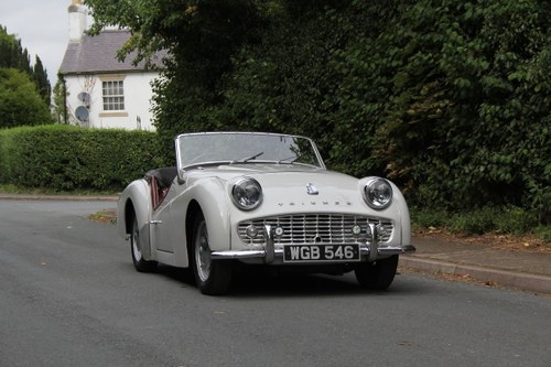 1959 Triumph TR3A, Beautifully aged restoration For Sale