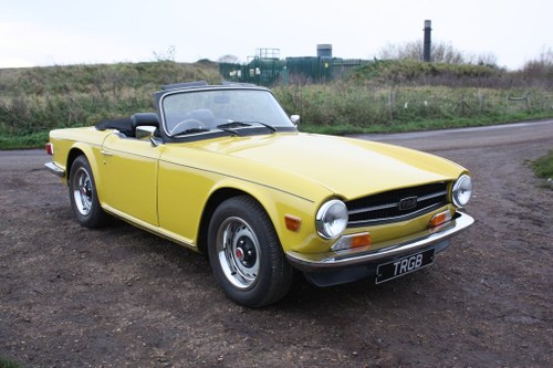 TR6 1973. ORIGINAL UK FUEL INJECTED CAR WITH OVERDRIVE. In vendita
