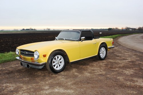 1972 TR6 ORIGINAL 150 BHP CAR WITH OVERDRIVE. SOLD