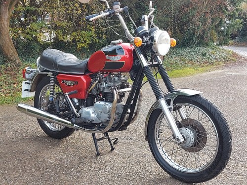 1978 TRIUMPH BONNEVILLE T140E. MATCHING NUMBERS NICE CLASSIC SOLD