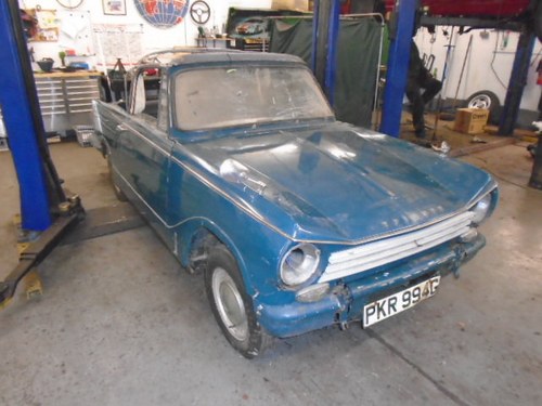 1969 Triumph Herald 13/60 Convertible For restoration VENDIDO