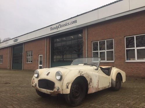 RESERVED | 1957 Triumph TR3 LHD for restoration SOLD