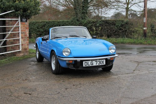 1980 Triumph Spitfire 1500, One of the very last Spitfires made For Sale
