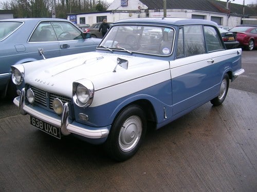 1961 Triumph Herald 1200 Saloon Historic Vehicle For Sale