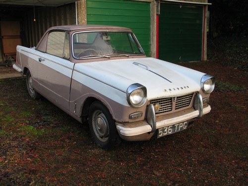 Triumph Herald 948 Coupe 1961 - to be auctioned 26-03-21 For Sale by Auction