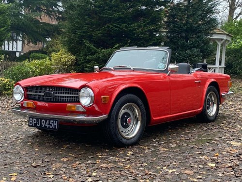 1970 TRIUMPH TR6 UK SUPPLIED RHD WITH MATCHING NUMBERS In vendita