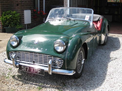 1962 Triumph TR3a SOLD