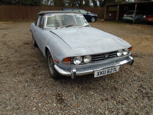 1972 Triumph Stag automatic, runs and drives, needs paint etc. SOLD