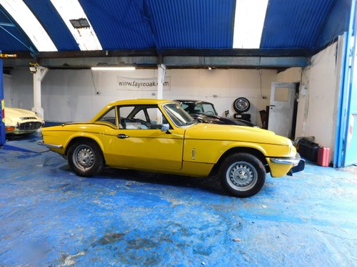1977 TRIUMPH SPITFIRE FAMILY OWNED FROM NEW In vendita