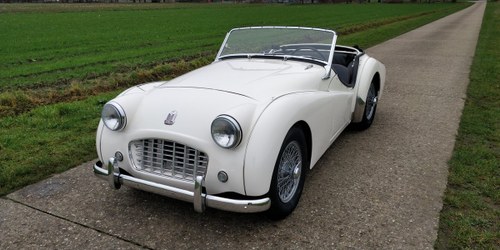 1957 Triumph TR3 '57  lhd  overdrive SOLD
