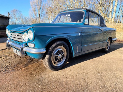 nicely restored 1969 Triumph Vitesse Mark 2 Convertible SOLD