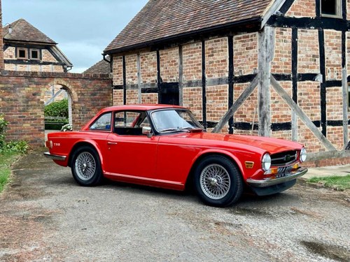 1970 Triumph TR6 Roadster with Works Hardtop For Sale by Auction