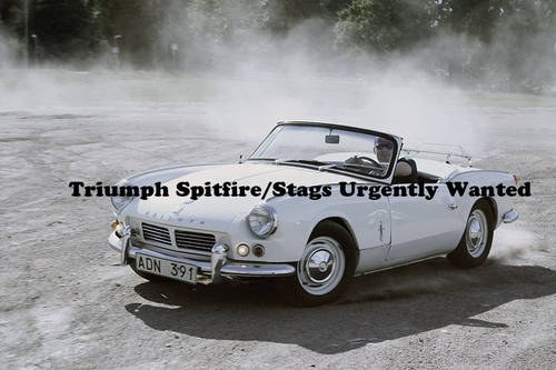 Wanted Urgently Triumph Spitfires And GT6