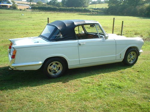 TRIUMPH VITESSE WANTED ANYTHING CONSIDERED 01920 830107 In vendita