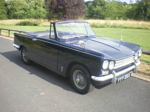 1969 Triumph Vitesse Mk2 convertible Superb condition VENDU