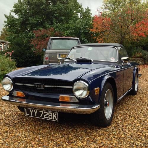 1972 TR6 CP 150 BHP with Overdrive SOLD