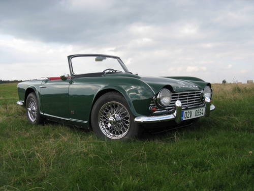 1962 Triumph TR4  LHD, Overdrive, Fully restored  SOLD