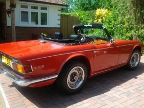 1970 Triumph TR6 lhd with o/d SOLD