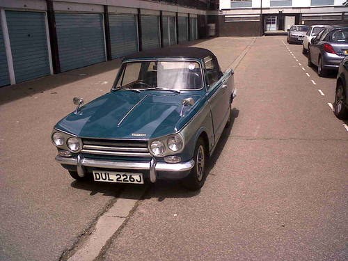 1970 Triumph vitesse MK2 convertible with overdrive SOLD