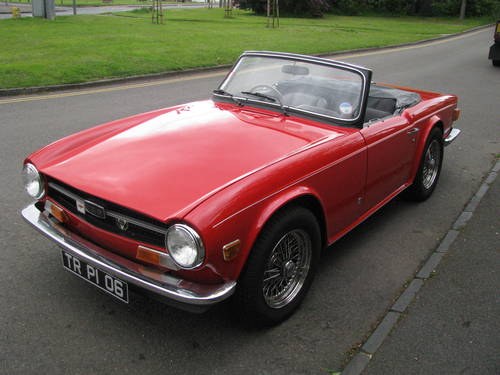 1972 TR6 Beautiful 150 bhp with unique number plate For Sale