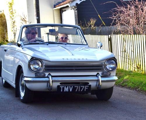1968 Triumph Herald for hire on the Suffolk Coast For Hire
