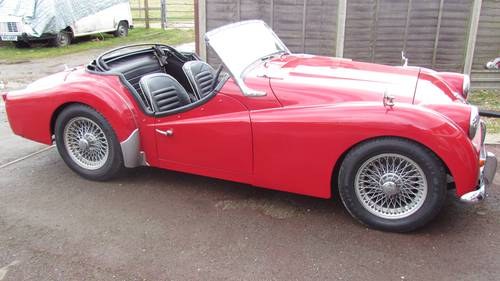 1959 TR3 offered for quick sale SOLD