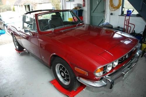 1974 Triumph Stag MkII, Manual/overdrive, hard/soft top SOLD