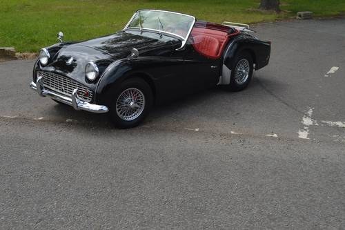 Triumph TR3-B 1962, engine just completed a rebuild. For Sale