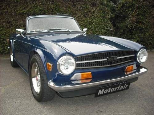 1974 TR6 WE WANT TO BUY YOUR TRIUMPH