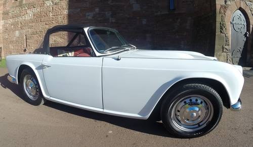 Triumph TR4 (1962). Restoration just completed. SOLD