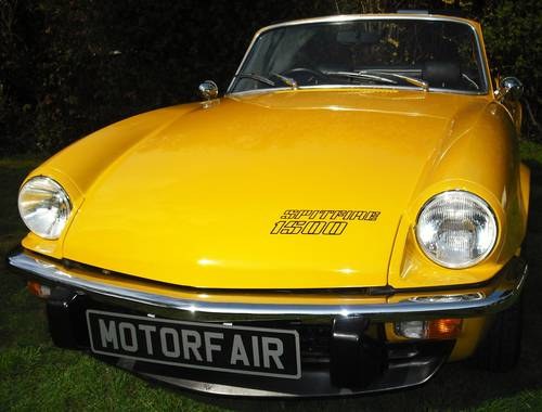 1979 CONCOURS WINNING SPITFIRE 1500 O/D PHOTOGRAPHIC RESTORATION  For Sale