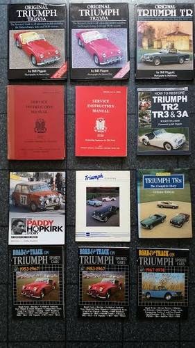 Triumph TR Books & Workshop Manuals For Sale... In vendita