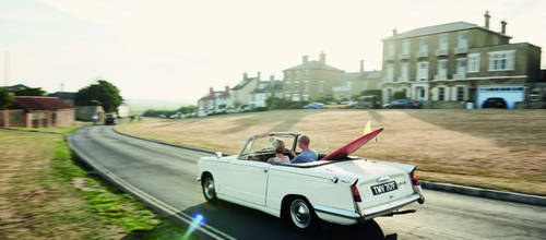 1968 See the Suffolk Coast behind the wheel of our Triumph Herald For Hire