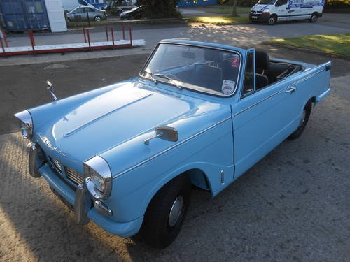 1967 Triumph Herald Convertible restored and resprayed SOLD