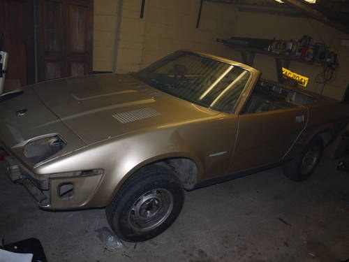 1982 Gold Triumph TR7 drop head very original car VENDUTO