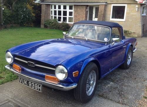 1970 TR6 - absolutely stunning SOLD