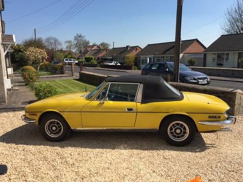 Triumph Stag 1975 Mimosa Yellow SOLD