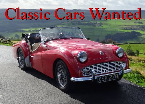 Triumph TR2 Wanted. Immediate Payment. Nationwide Collection