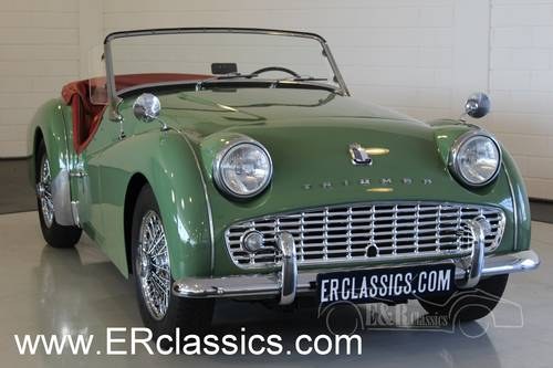 Triumph TR3 A cabriolet 1959, overdrive, chrome wire wheels, For Sale