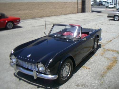 1963 Triumph TR4 with overdrive SOLD