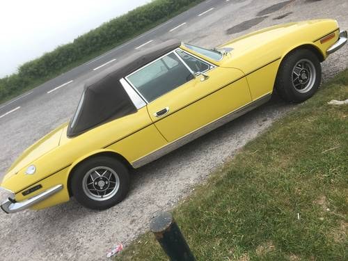 Triumph Stag MK2 Mimosa Yellow 1973 SOLD