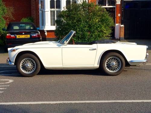 Triumph TR4a 1965 Old English White Beautiful! For Sale