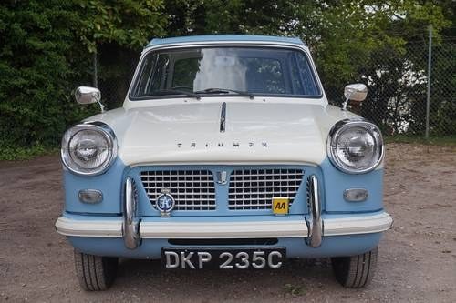 Triumph Herald Saloon 1965 - to be auctioned Fri 28 July 17 For Sale by Auction