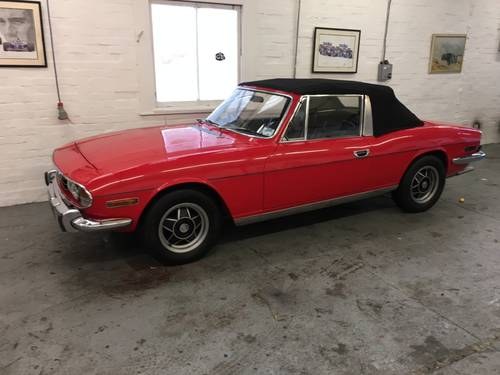 Triumph Stag 1971 Manaul + Overdrive For Sale