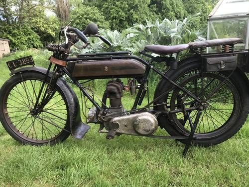 Very rare and running triumph model H 1921 550cc! For Sale
